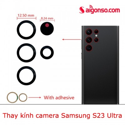 Thay kính camera Samsung S23 Ultra